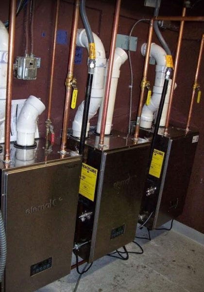 Newly Installed Eternal Tankless Water Heater Newly Installed Eternal Tankless Water Heater